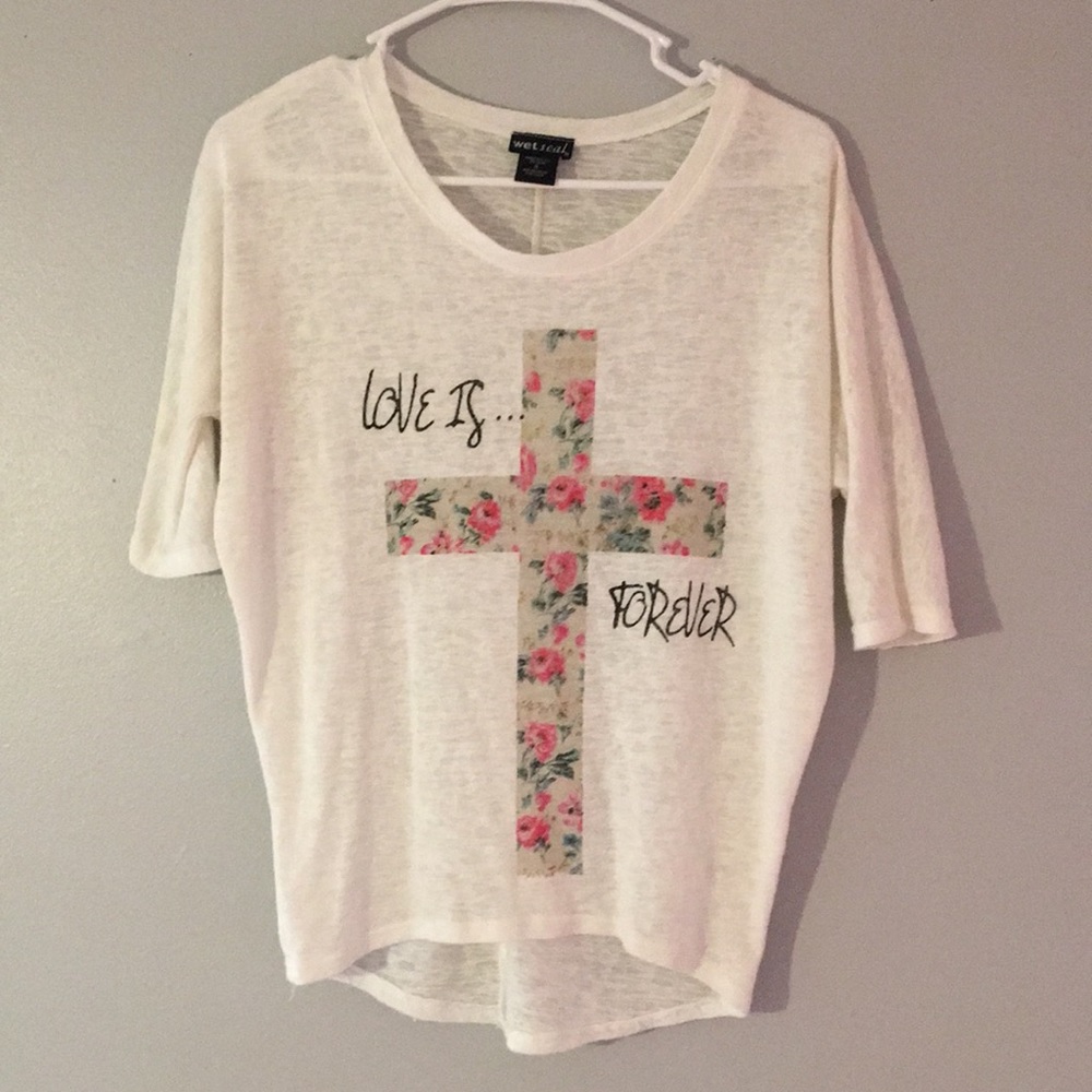 Wet seal (elbow length) sweater